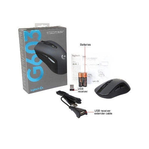 G603 Lightspeed Wireless Gaming Mouse - Black