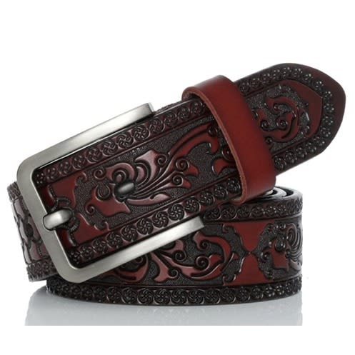 Men's Stylish Original Pure Leather Brown Belt