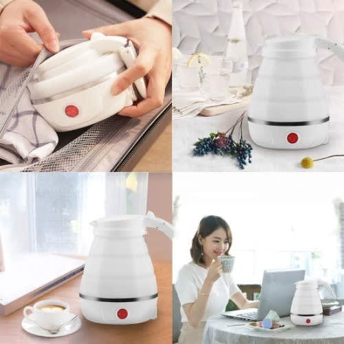 Collapsible Silicone Electric Kettle - 0.6 Litre
