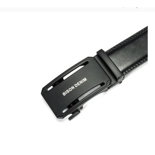 Leather Strap Belt - Black