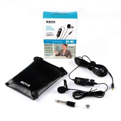 By-m1 Omnidirectional Lavalier Intervew Microphone