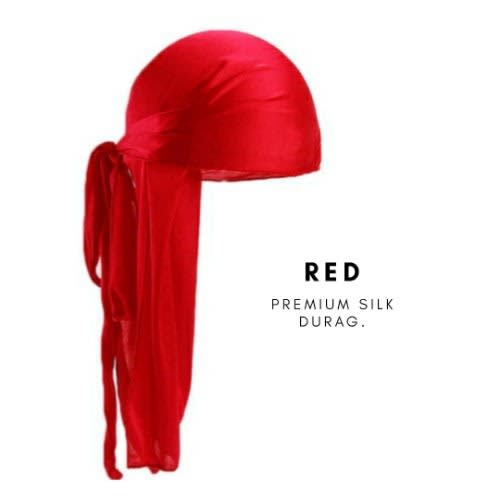 Priddi Blank Durag -  Red