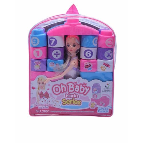 LEGO Educational Building Blocks With Princess Character - Pink