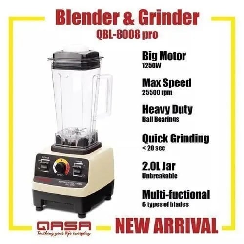 Blender & Grinder - 2L - 1250W - QBL-8008Pro
