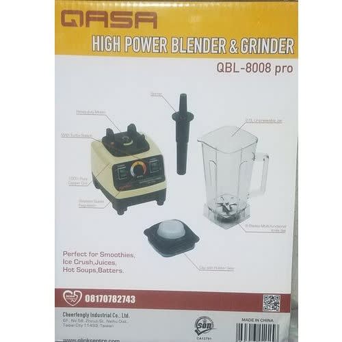 High Power Blender And Grinder -Commercial Blender - 2L - 1500W
