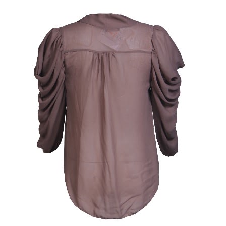 Trendy Brown Ladies Blouse