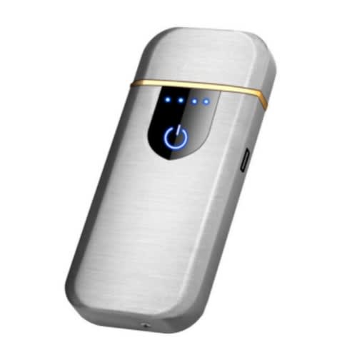 Ultra Slim Usb Cigarette Lighter-Silver
