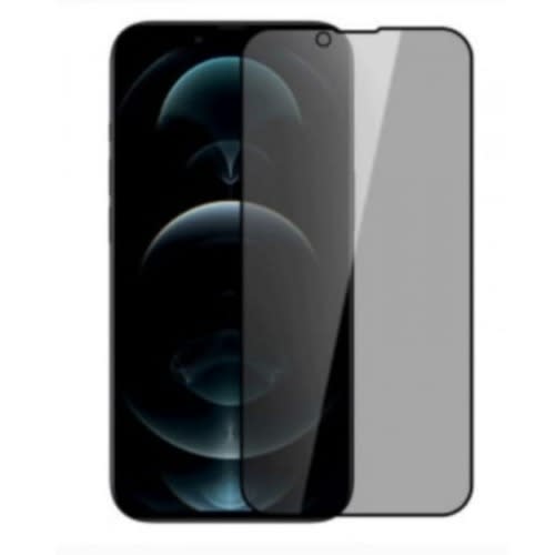 Privacy Silicone Edge Glass For iPhone 13 Pro Max