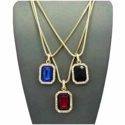 Set Of 3 Necklace For Men