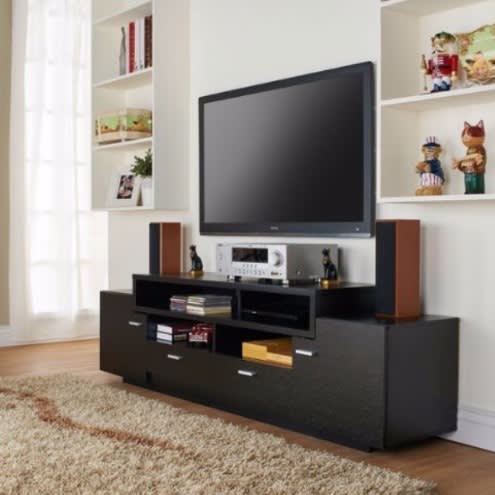 4Feet Tv Shelf - Black - 48 X 20 X 16