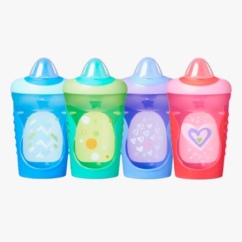 2 - in - 1 Hold Tight Baby Sippy Cup- Pink & Purple
