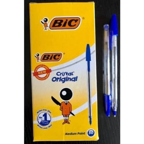 Bic Bic Biro Blue -50 Pieces In A Pack