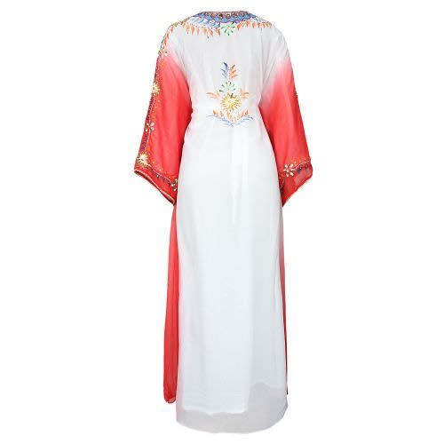 Multicolored Dress - Red