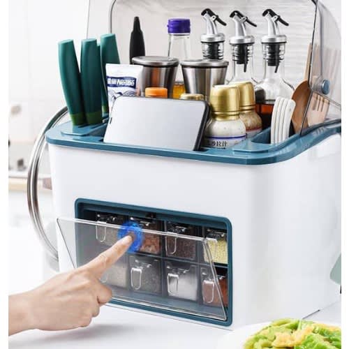 Multifunctional Spice Rack Countertop Kitchen Organizers