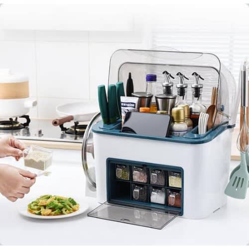 Multifunctional Spice Rack Countertop Kitchen Organizers