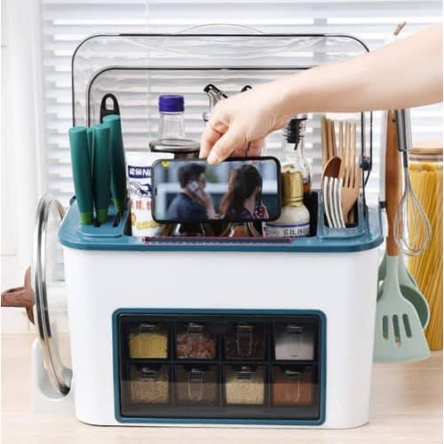 Multifunctional Spice Rack Countertop Kitchen Organizers