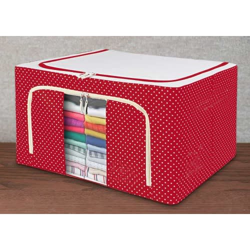 Oxford Cloth Steel Frame Storage Box - 24L