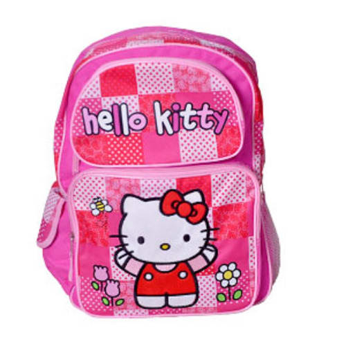 Hello Kitty Backpack - Pink, Red & White