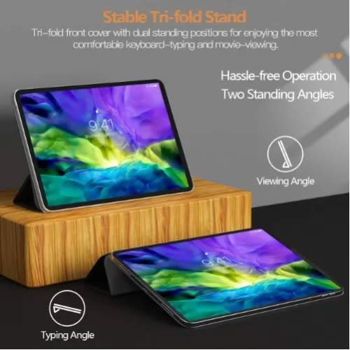 Strong Magnetic Trifold Stand Case For iPad Pro 11" 2020 - 2nd Generation