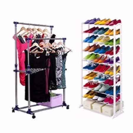 Hanger + Shoe Rack Package