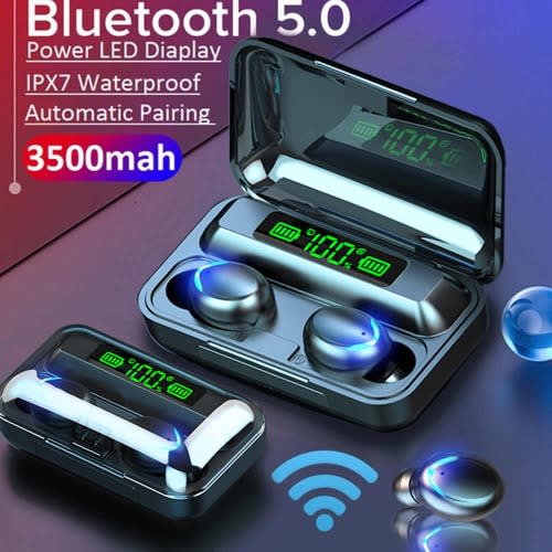 Air F9 Pro Bluetooth Earbuds.