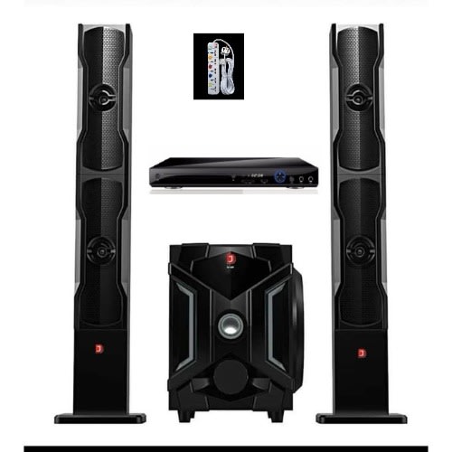 2.1ch High Class Bluetooth Speaker Dj-669 + Free LG Dvd + Free Extension