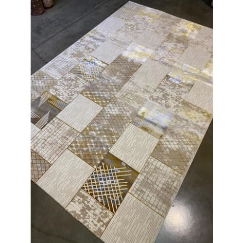 Turkish Retro Shades Center Rug - 7X10ft