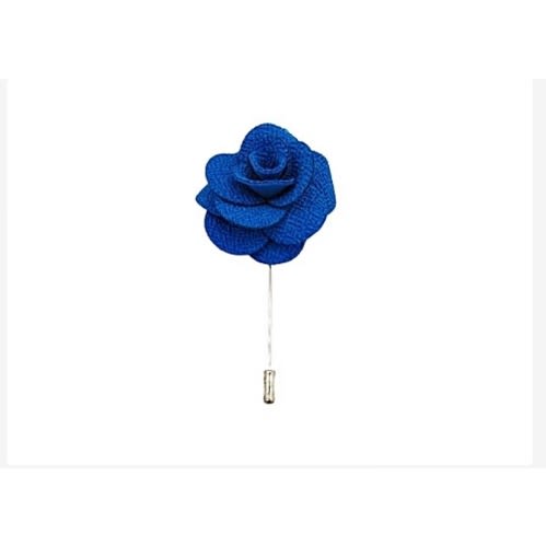 Lapel Pin Rose Boutoneire- Royal Blue