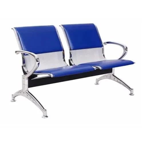2 Seater Waiting Bench- Blue