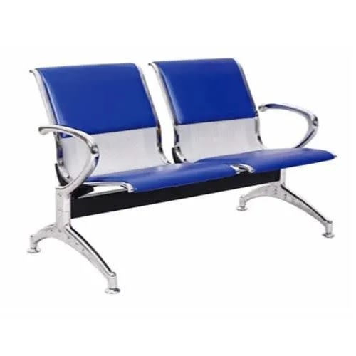 2 Seater Waiting Bench- Blue