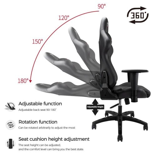 Furgle Ergonomic Chair - Black