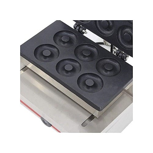 Commercial Donut Maker Machine - Non-stick - Stainless Steel - 6 Pieces