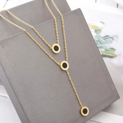Roman Numerals Layered Necklace