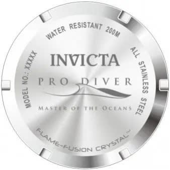 Invicta Men’s Pro Diver 43mm Stainless Steel Quartz Watch - Silver And Red