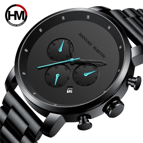 Chronograph Waterproof Male Watch - Blue