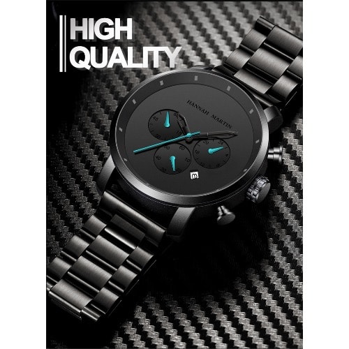 Chronograph Waterproof Male Watch - Blue