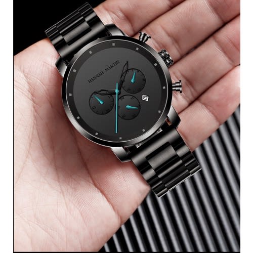 Chronograph Waterproof Male Watch - Blue