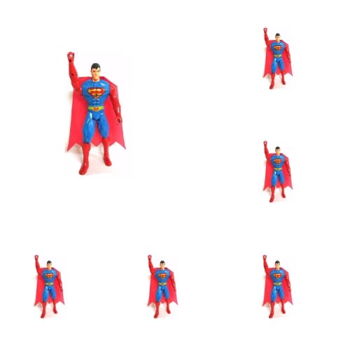 Children Super-Hero Fun Plastic Super Man Toy - Half Dozen
