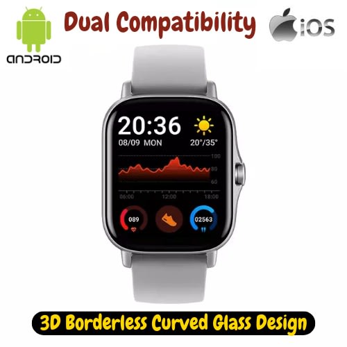 Dual Compatibility Smart Watch For Android & Ios - Gray
