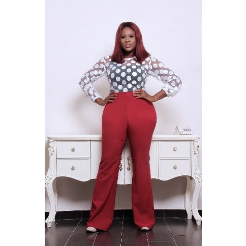 Mya Straight Wine Pant
