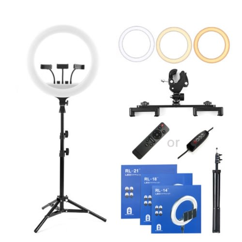 21 Inches Ring Light – 54cm Led Soft Ring Light With Tripod And Remote Kits