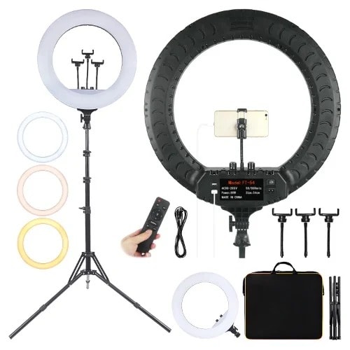 21 Inches Ring Light – 54cm Led Soft Ring Light With Tripod And Remote Kits