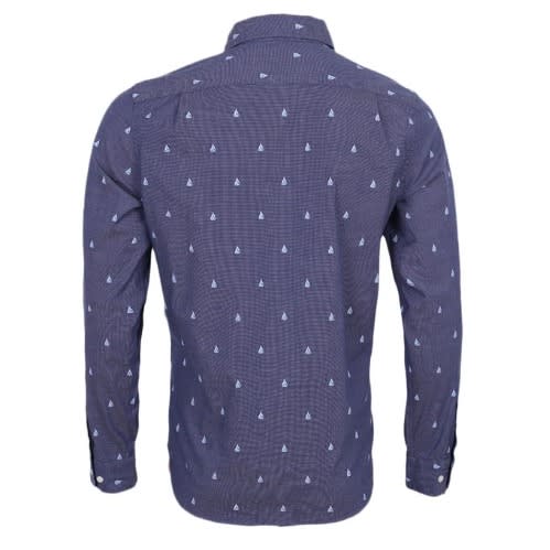 Ship Design Classic-fit/stretch Shirt - Blue