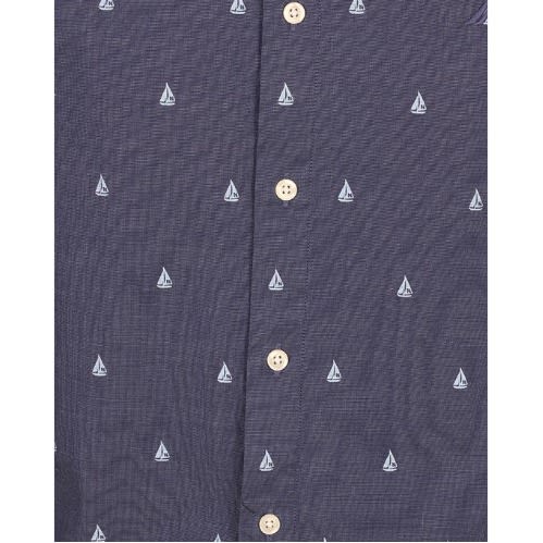 Ship Design Classic-fit/stretch Shirt - Blue