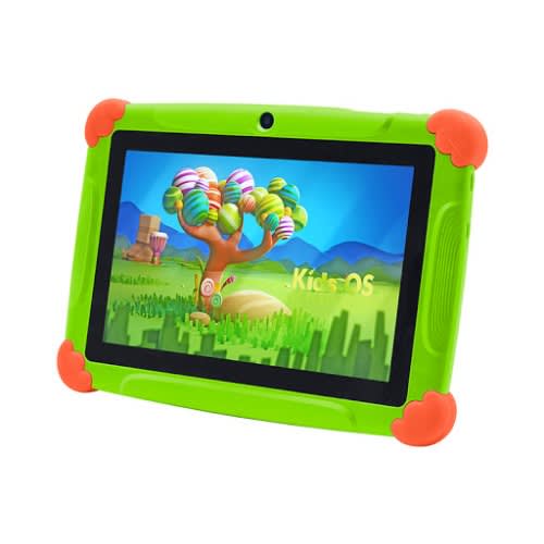 K77 Kids' Learning Tablet With Standing Case - Green