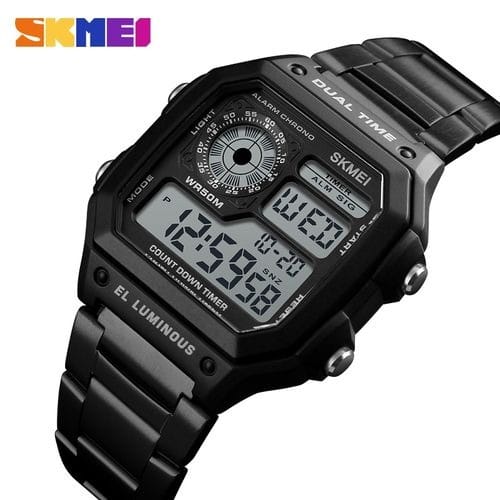 Men Digital Wristwach-1135-black