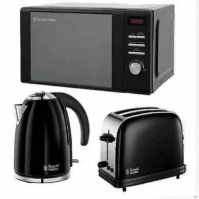 Microwave, Electric Jug And Toaster Bundle