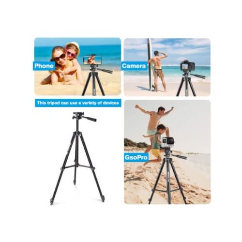 Ubeesize 60" Tripod With Bluetooth & Carrying Bag