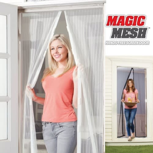 Magic Mesh Hands-free Magnetic Screen Door Cover