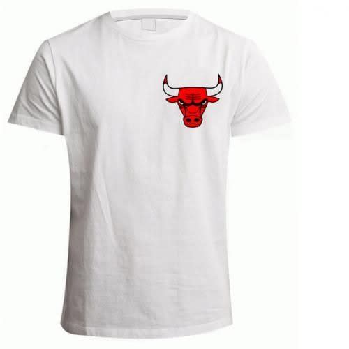 Bulls Print Tshirt -white